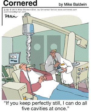 Cornered on Wednesday March 19, 2014 Comic Strip