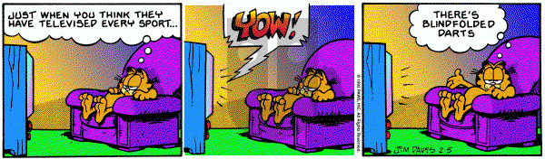 Garfield on Wednesday February 5, 1992 Comic Strip