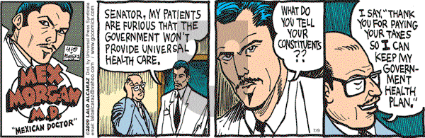 La Cucaracha on Thursday July 9, 2009 Comic Strip