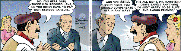 Alley Oop on Wednesday April 22, 2015 Comic Strip