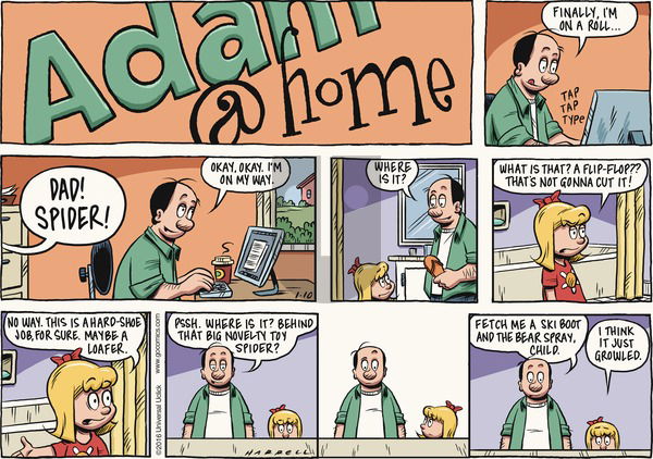 Adam@Home on Sunday January 10, 2016 Comic Strip