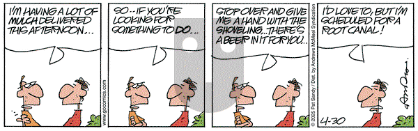 Next Door Neighbors on Wednesday April 30, 2025 Comic Strip