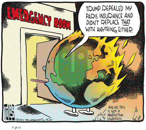 Tom Toles on Monday July 24, 2017 Comic Strip