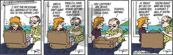 Doonesbury on Friday January 22, 2016 Comic Strip