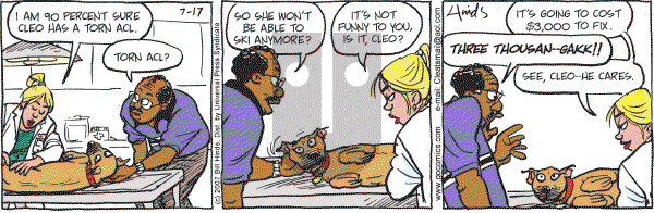 Cleats - Tuesday July 17, 2007 Comic Strip