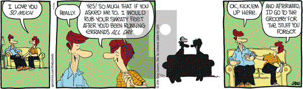 The Buckets on Saturday August 2, 2014 Comic Strip