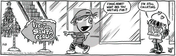 Heart of the City on Saturday November 25, 2017 Comic Strip
