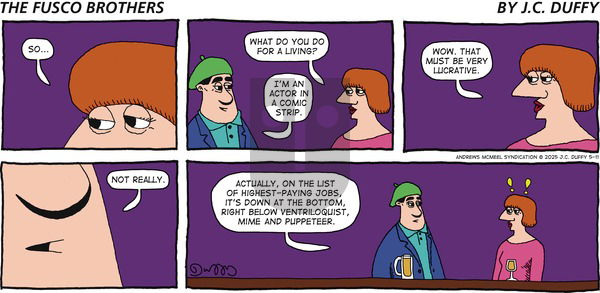The Fusco Brothers on Sunday May 11, 2025 Comic Strip