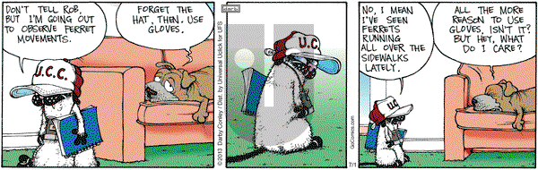 Get Fuzzy on Monday July 1, 2013 Comic Strip