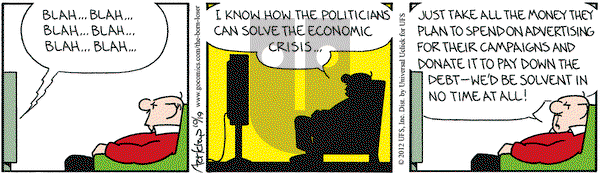 The Born Loser on Friday October 19, 2012 Comic Strip