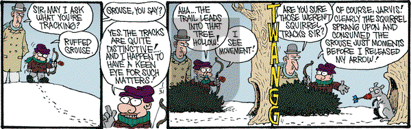 Monty on Thursday January 31, 2019 Comic Strip