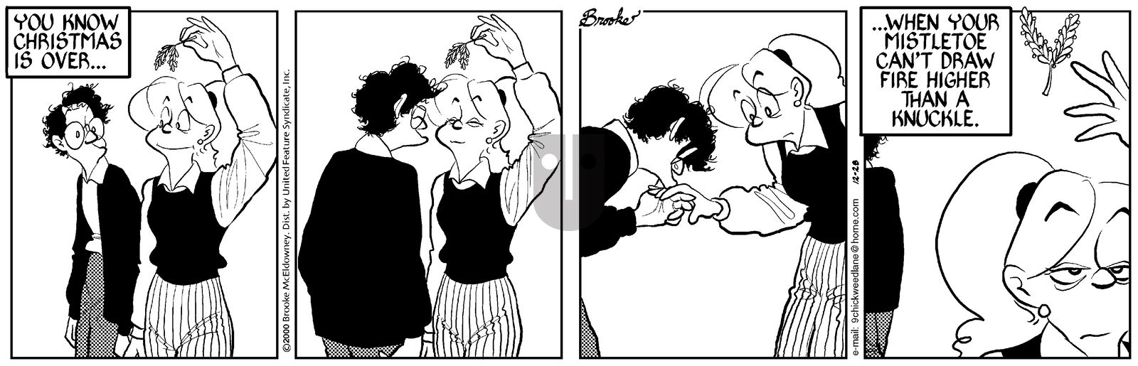 9 Chickweed Lane - Thursday December 28, 2000 Comic Strip