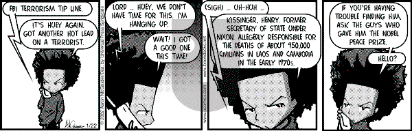 The Boondocks on Tuesday August 25, 2009 Comic Strip