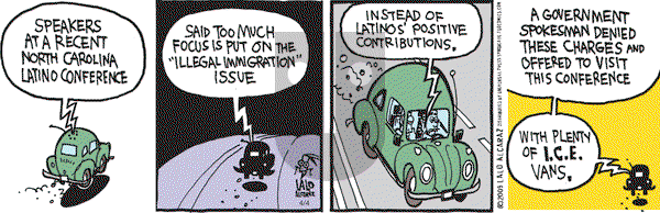 La Cucaracha on Saturday April 4, 2009 Comic Strip