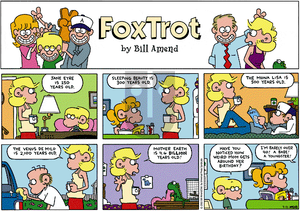 FoxTrot - Sunday July 21, 2002 Comic Strip