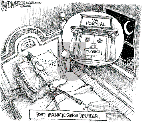 Matt Davies on Tuesday November 11, 2003 Comic Strip