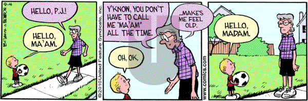 Grand Avenue on Saturday September 4, 2010 Comic Strip