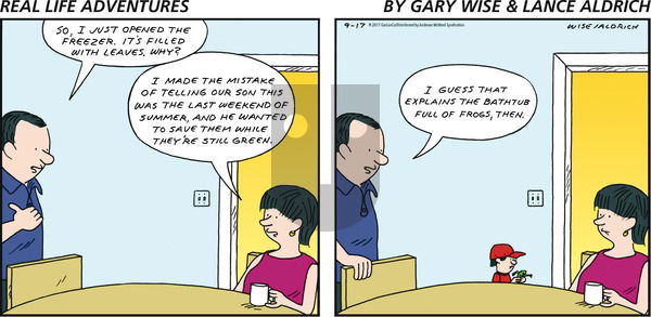 Real Life Adventures on Sunday September 17, 2017 Comic Strip