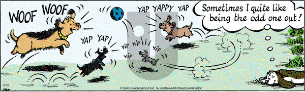 Fred Basset on Saturday March 13, 2021 Comic Strip