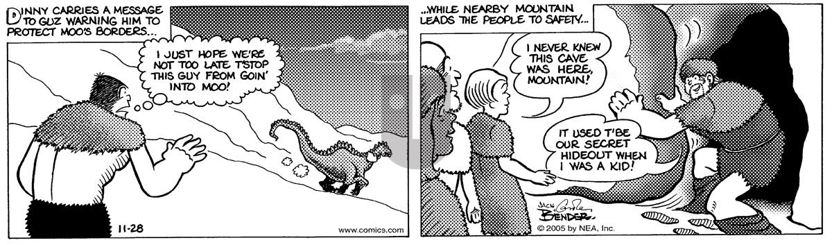 Alley Oop - Monday November 28, 2005 Comic Strip