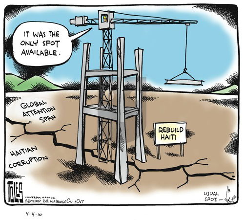 Tom Toles on Sunday April 4, 2010 Comic Strip