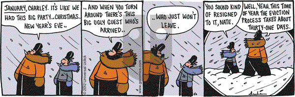 Overboard on Monday January 2, 2012 Comic Strip
