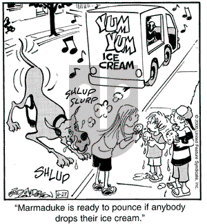 Marmaduke on Sunday November 19, 2000 Comic Strip