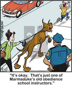 Marmaduke on Thursday September 10, 2020 Comic Strip
