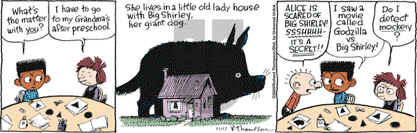 Cul de Sac on Tuesday November 17, 2009 Comic Strip