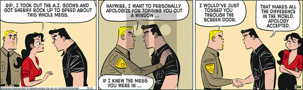 Rip Haywire on Friday September 14, 2018 Comic Strip
