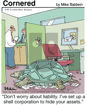 Cornered on Tuesday April 28, 2020 Comic Strip