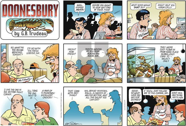 Doonesbury on Monday November 26, 2007 Comic Strip