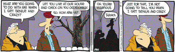 The Buckets on Thursday February 14, 2013 Comic Strip