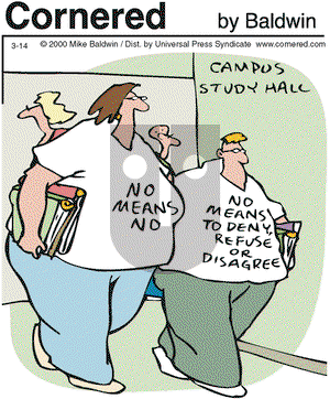 Cornered on Tuesday March 14, 2000 Comic Strip