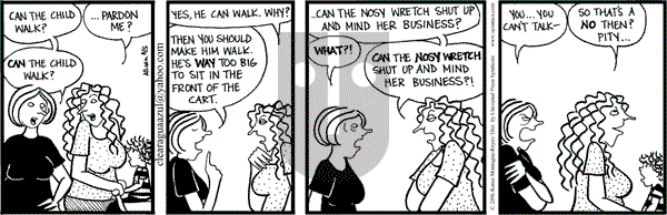 Clear Blue Water on Saturday August 5, 2006 Comic Strip