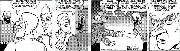 Alley Oop on Monday July 21, 2003 Comic Strip