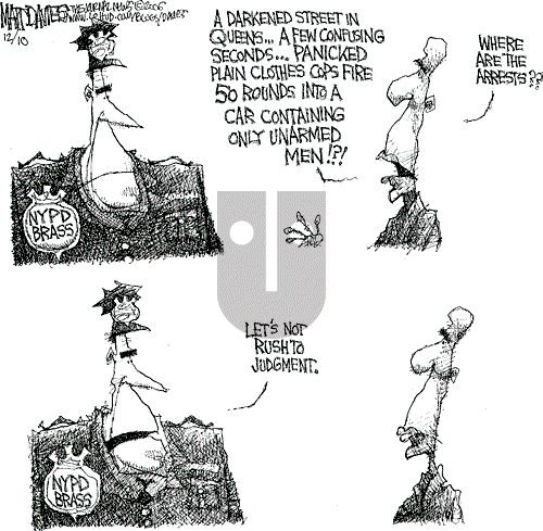 Matt Davies on Saturday December 9, 2006 Comic Strip