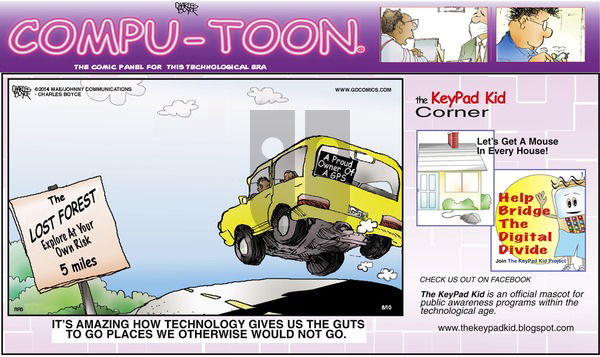 Compu-toon - Sunday August 10, 2014 Comic Strip