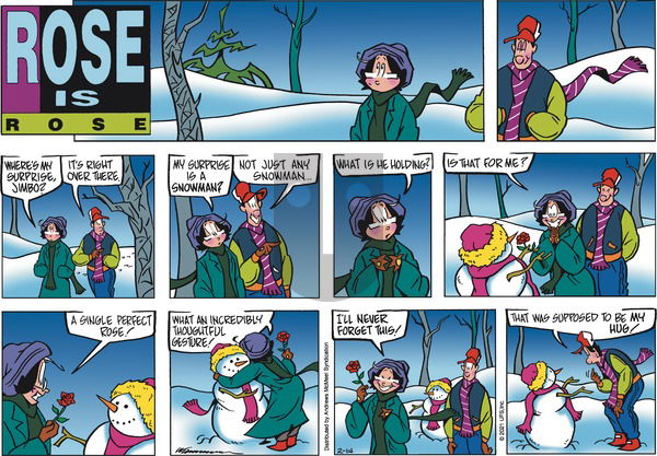 Rose is Rose on Sunday February 14, 2021 Comic Strip