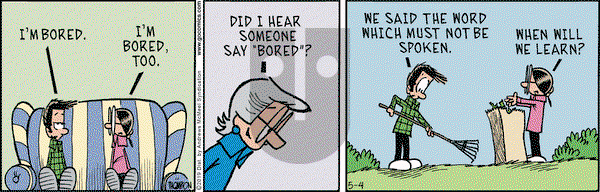 Grand Avenue on Saturday May 4, 2019 Comic Strip