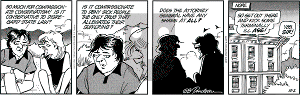 Doonesbury - Wednesday October 2, 2002 Comic Strip