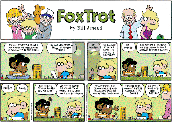 FoxTrot on Sunday January 7, 2007 Comic Strip
