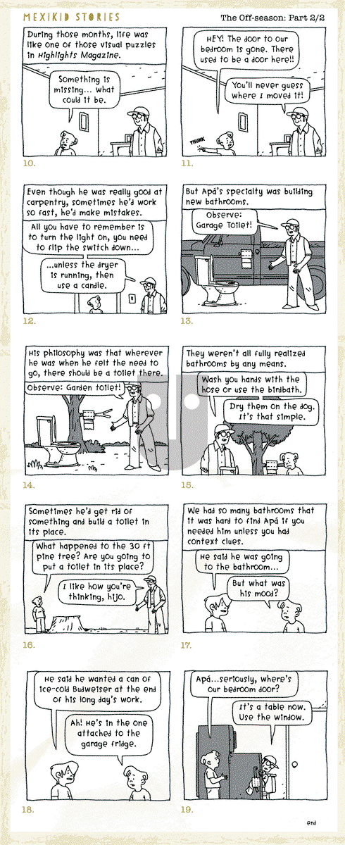 Mexikid Stories on Friday January 27, 2023 Comic Strip