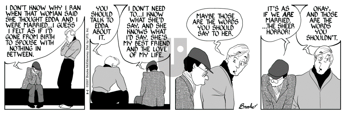 9 Chickweed Lane - Thursday March 1, 2007 Comic Strip
