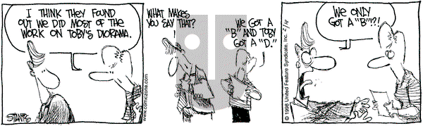 The Buckets on Thursday February 19, 1998 Comic Strip