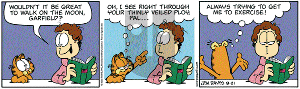Garfield on Thursday September 21, 2000 Comic Strip