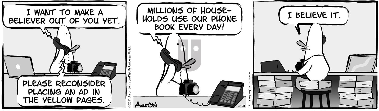 W.T. Duck - Thursday October 19, 2023 Comic Strip