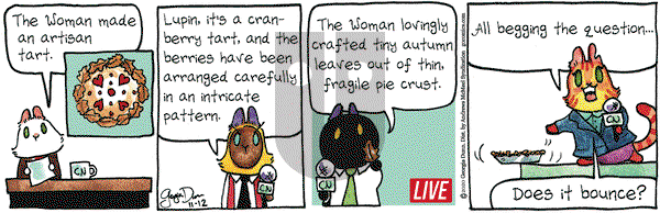 Breaking Cat News on Thursday November 12, 2020 Comic Strip
