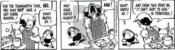 Rose is Rose on Monday May 29, 1989 Comic Strip