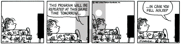 Peanuts on Saturday June 26, 1982 Comic Strip